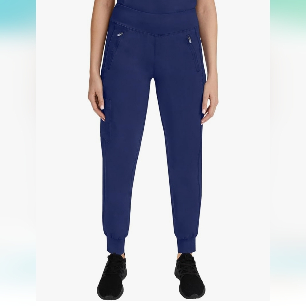 (2) LP, Navy,Healing Hands Scrub Pants